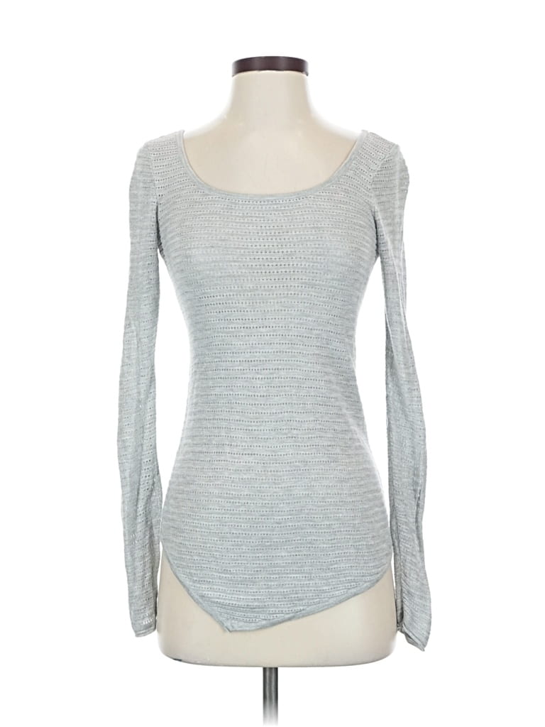 Pre-owned Express Pullover Sweater In Silver
