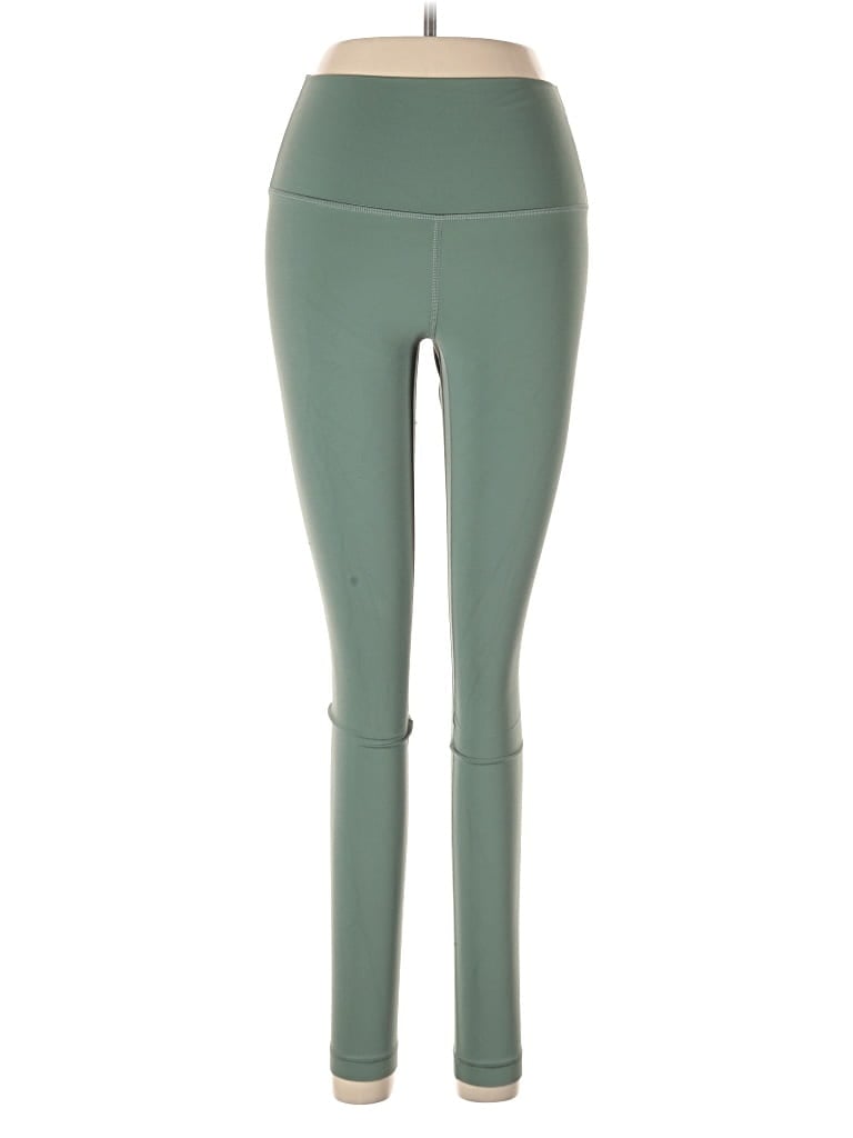 Pre-owned Lululemon Athletica Active Pants In Green