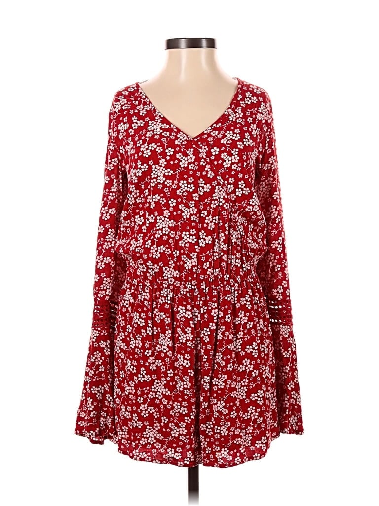 Pre-owned Hollister Romper In Red