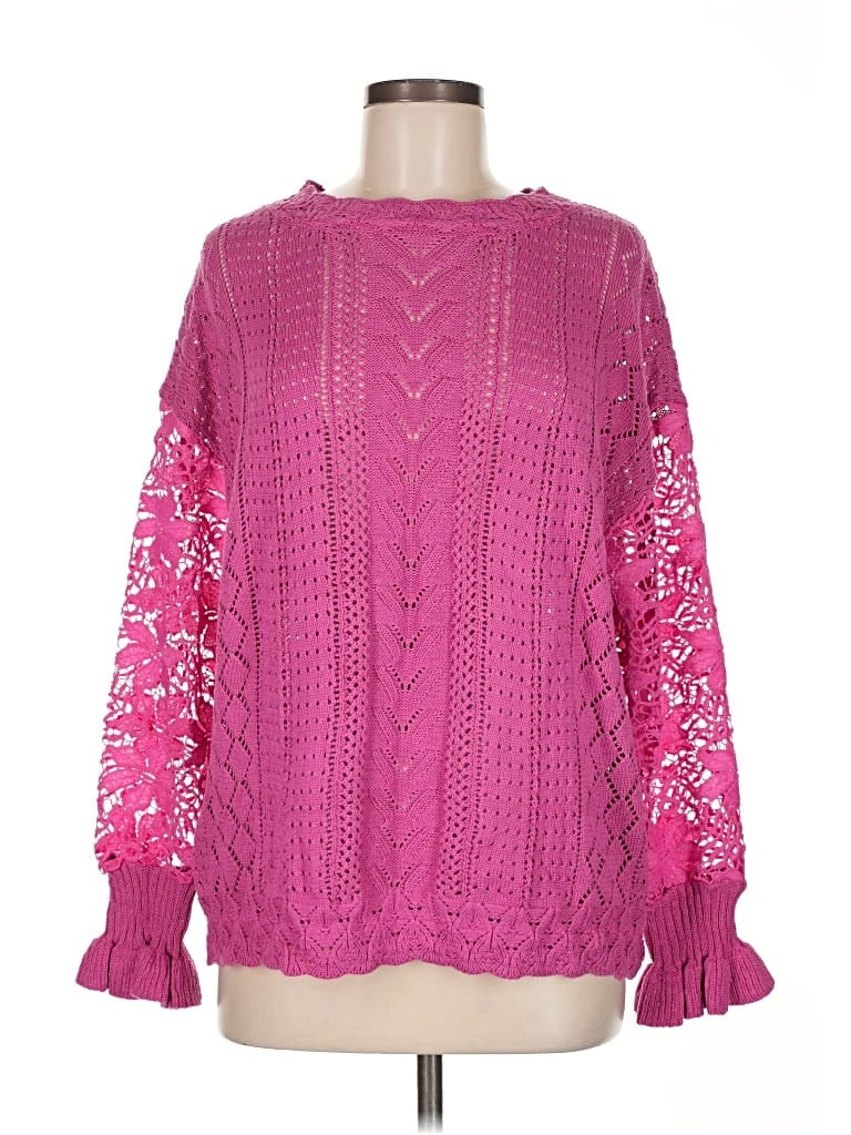 Pre-owned Unbranded Pullover Sweater In Pink