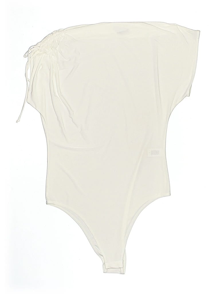 Pre-owned Fashion Nova Bodysuit In White