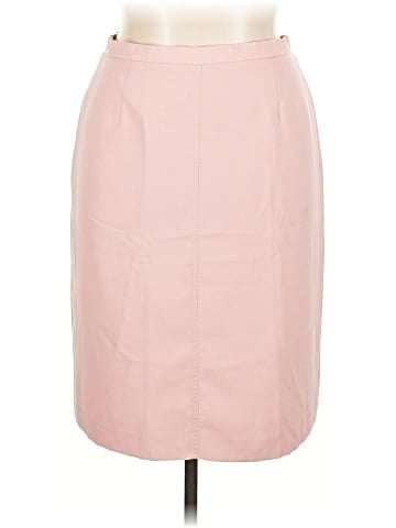 Kasper Faux Leather Skirt (view 1)