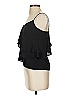 J.Crew 100% Polyester Black Sleeveless Blouse Size 00 - photo 5