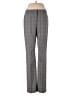 Lafayette 148 New York Plaid Gray Wool Pants Size 4 - photo 1