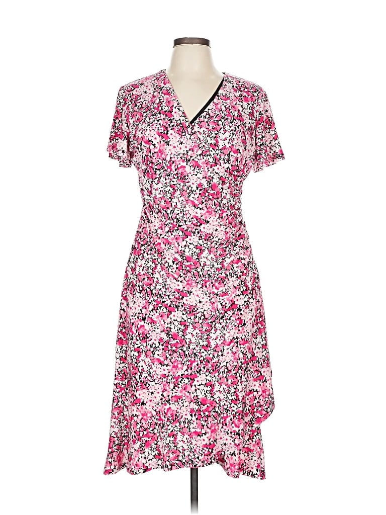 Ak Anne Klein Casual Dress In Pink