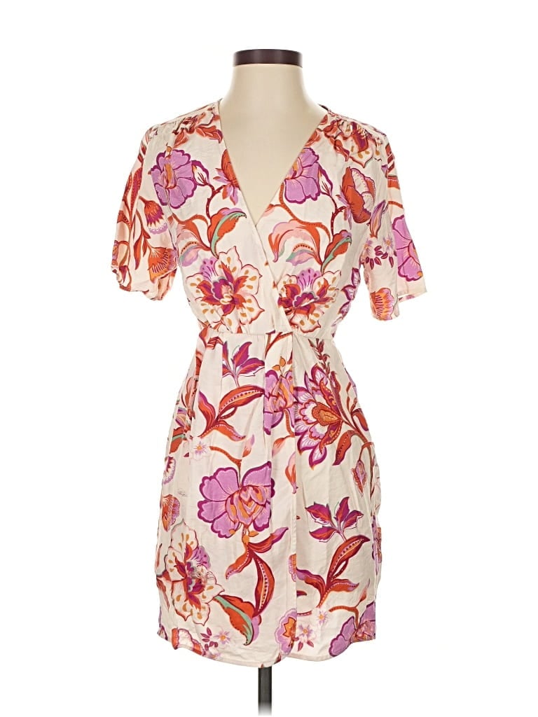 Pre-owned Mng Cocktail Dress In White