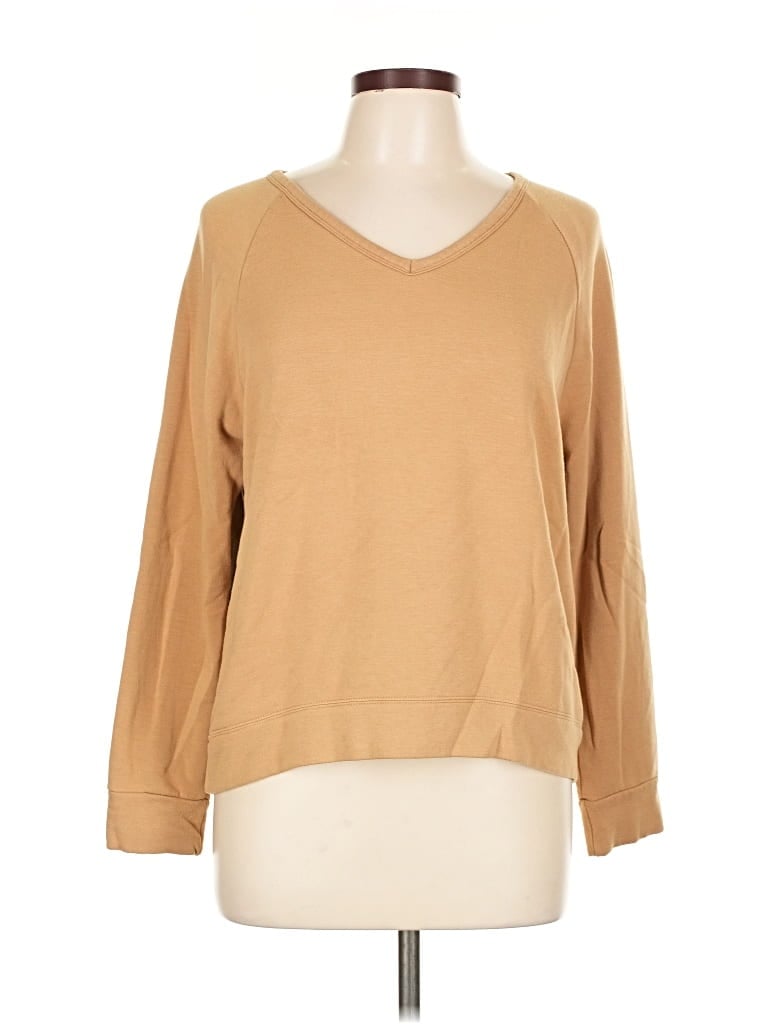 Pre-owned Workshop Republic Clothing Pullover Sweater In Brown