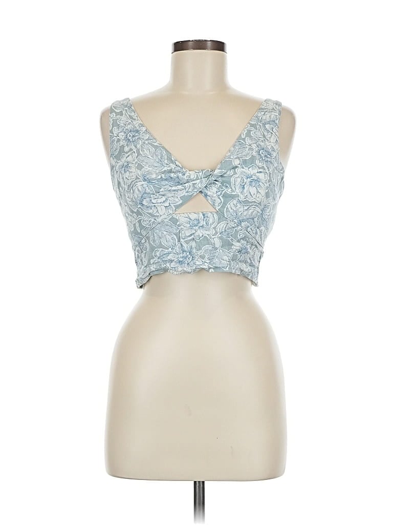 ABERCROMBIE & FITCH Pre-owned Sleeveless Blouse In Blue
