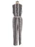 Ann Taylor LOFT 100% Rayon Paisley Gray Jumpsuit Size XS - photo 2