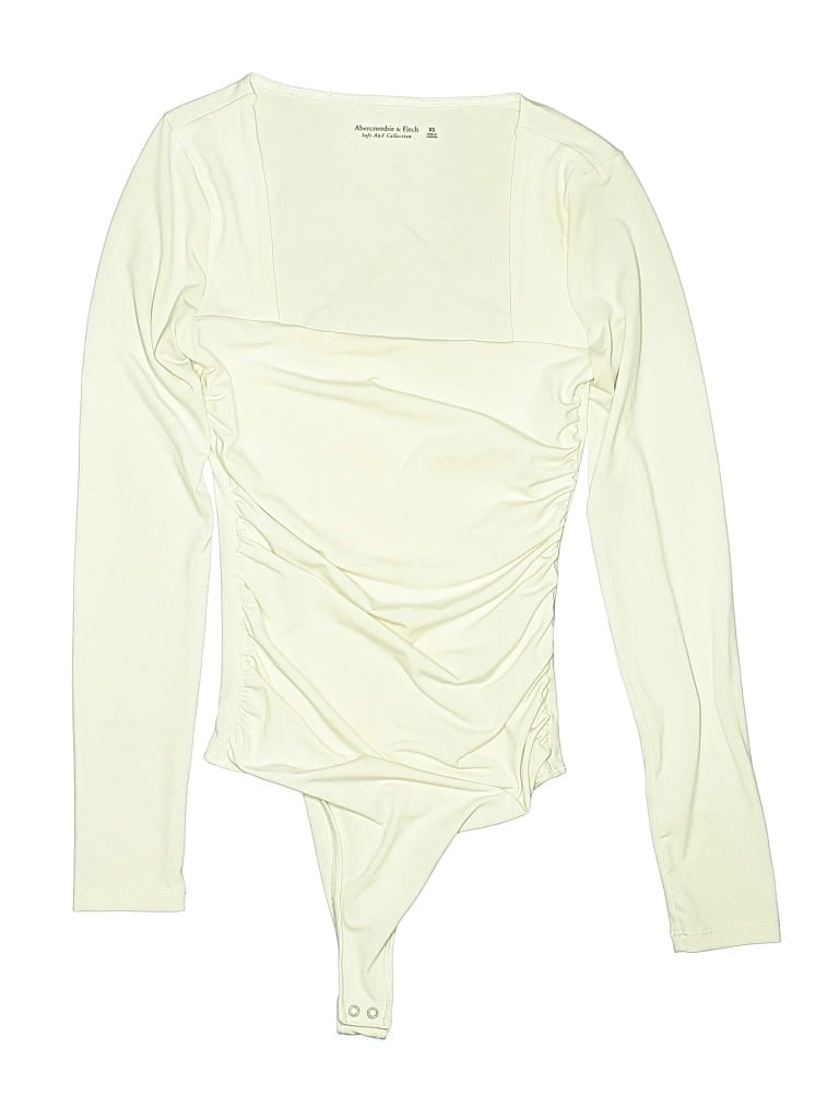 Click to view more detailed imagery on our partner's website Pre-owned Abercrombie & Fitch Bodysuit In White