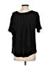 Umgee 100% Rayon Stripes Black Short Sleeve Top Size S - photo 2
