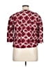 MICHAEL Michael Kors 100% Linen Red Burgundy Blazer Size XL - photo 2