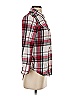 Vans Plaid Burgundy Long Sleeve Button-Down Shirt Size S - photo 4