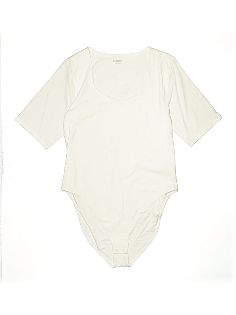 Pre-owned Old Navy Bodysuit In White
