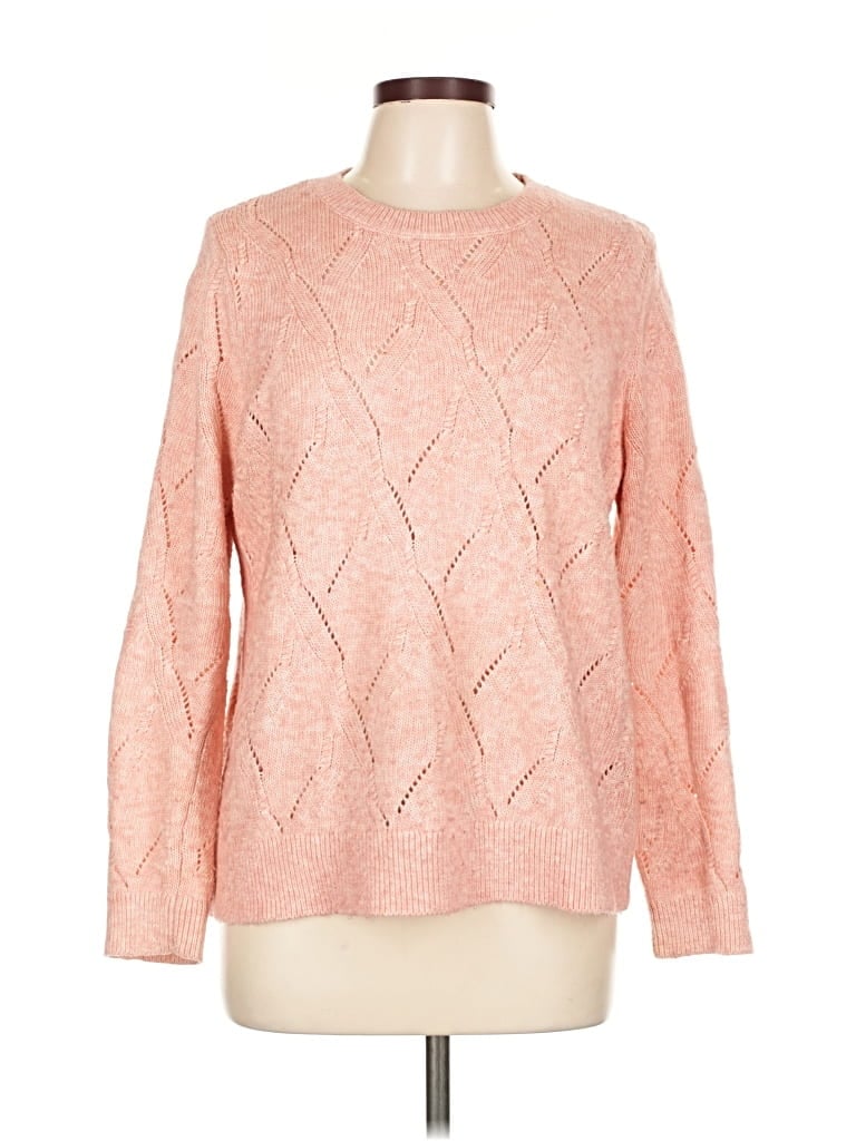 Pre-owned Ann Taylor Loft Pullover Sweater In Pink