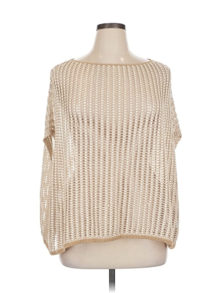 Click to view more detailed imagery on our partner's website Pre-owned Lafayette 148 Pullover Sweater In Brown