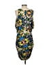 Mara Hoffman Print Blue Yellow Cocktail Dress Size XS (estimated) - photo 2