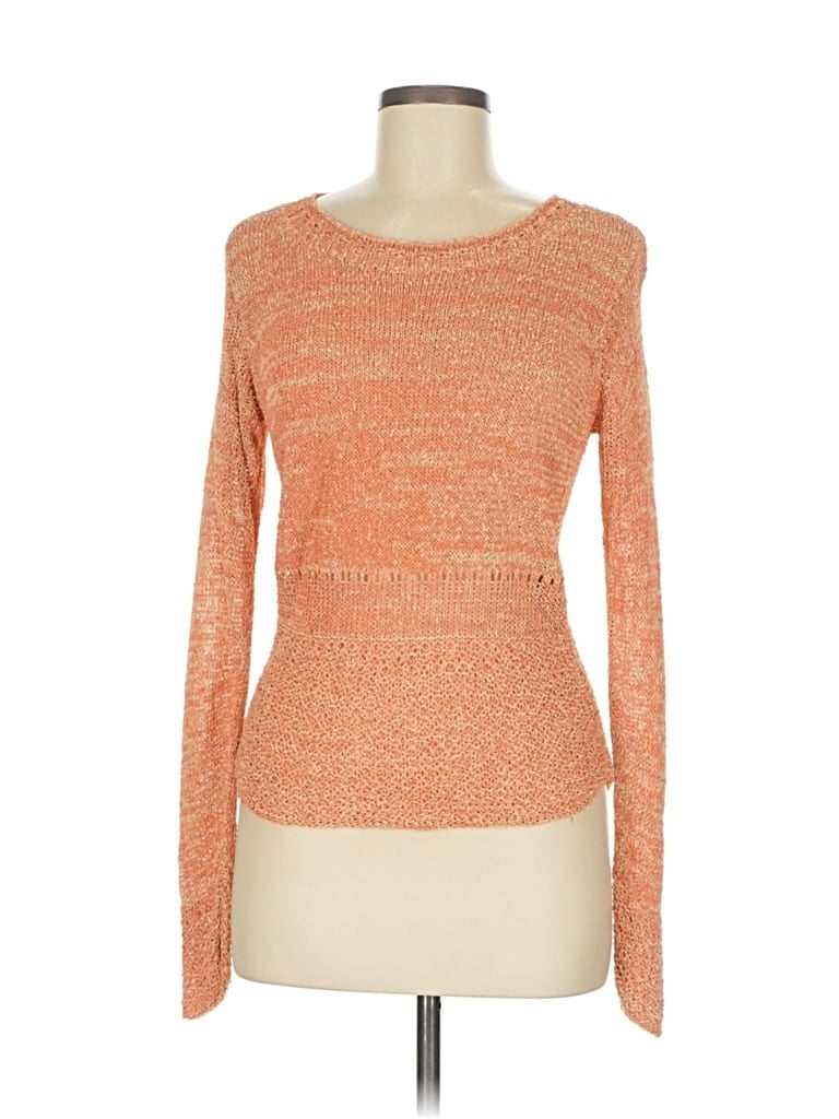 Pre-owned Assorted Brands Pullover Sweater In Orange