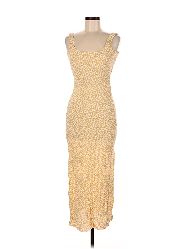 Pre-owned Skylar + Madison Casual Dress In Yellow