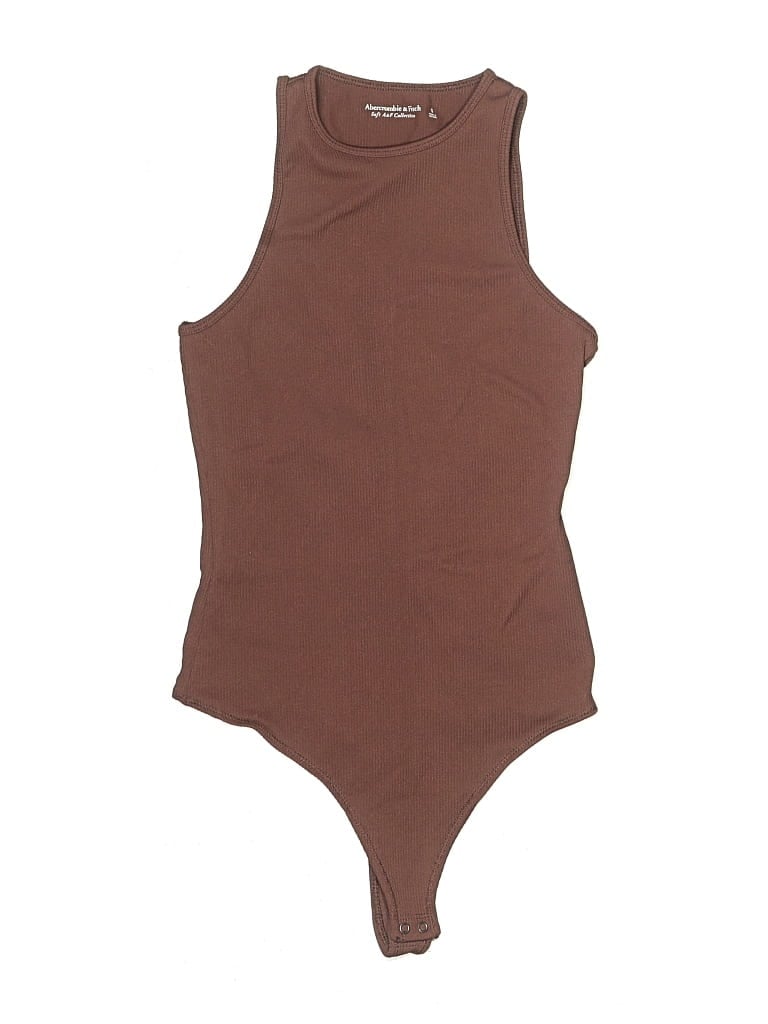 Click to view more detailed imagery on our partner's website Pre-owned Abercrombie & Fitch Bodysuit In Brown
