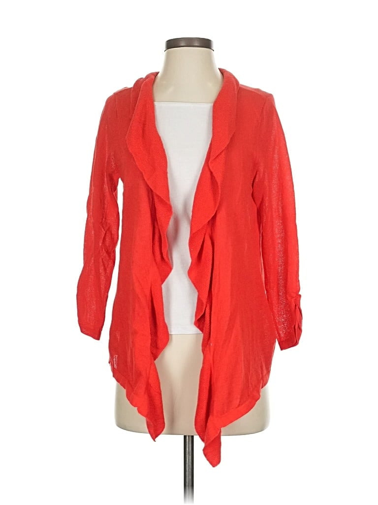 Click to view more detailed imagery on our partner's website Pre-owned Chico's Cardigan Sweater In Red