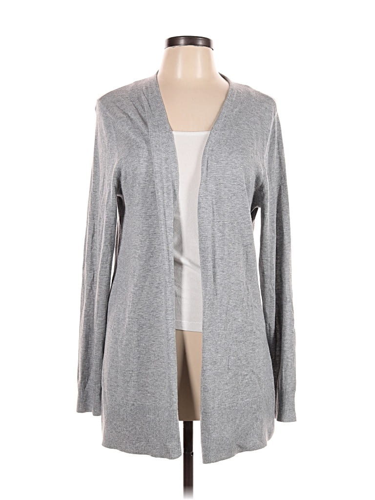 Pre-owned Amazon Essentials Cardigan Sweater In Gray