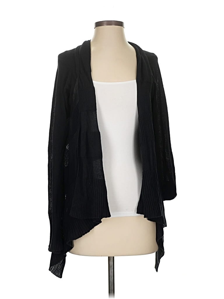 Pre-owned Bcbgmaxazria Cardigan Sweater In Black