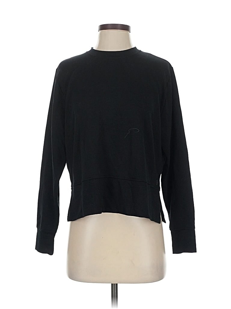 Click to view more detailed imagery on our partner's website Pre-owned Cozy Earth Pullover Sweater In Black