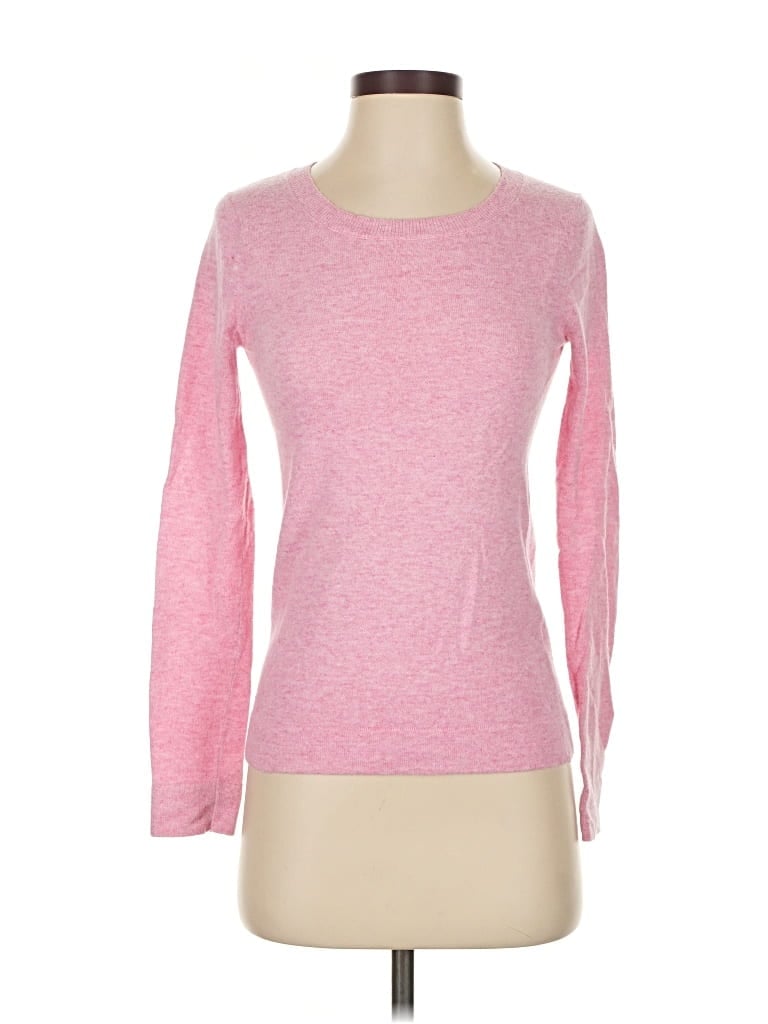 Pre-owned J.crew Factory Store Pullover Sweater In Pink
