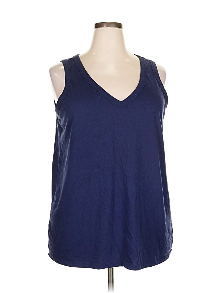 Pre-owned Torrid Sleeveless T-shirt In Blue