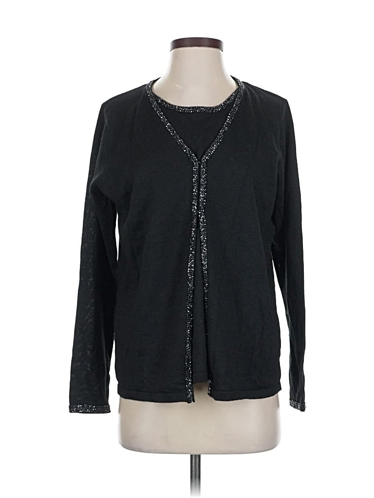 Pre-owned Fashion Bug Pullover Sweater In Black