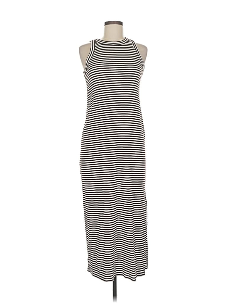 Pre-owned Ann Taylor Loft Casual Dress In Gray