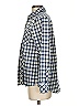 Vineyard Vines 100% Polyester Checkered-gingham Blue Long Sleeve Blouse Size 4 - photo 5