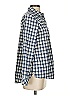 Vineyard Vines 100% Polyester Checkered-gingham Blue Long Sleeve Blouse Size 4 - photo 4