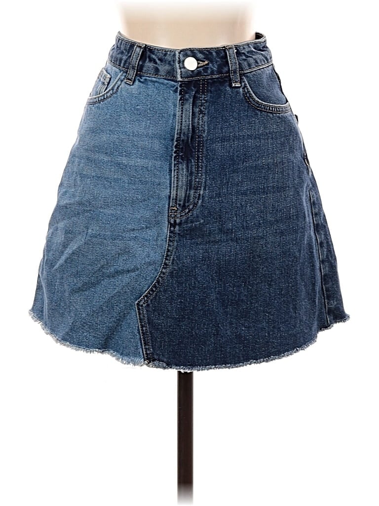 Click to view more detailed imagery on our partner's website Pre-owned French Connection Denim Skirt In Blue