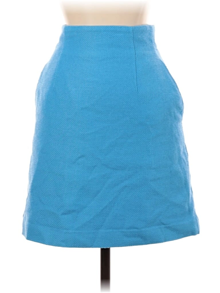 Pre-owned Ann Taylor Casual Skirt In Blue
