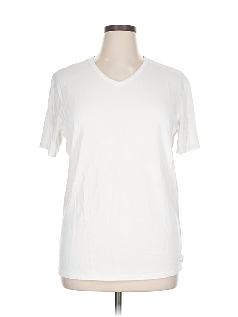 Pre-owned Calvin Klein Short Sleeve T-shirt In White