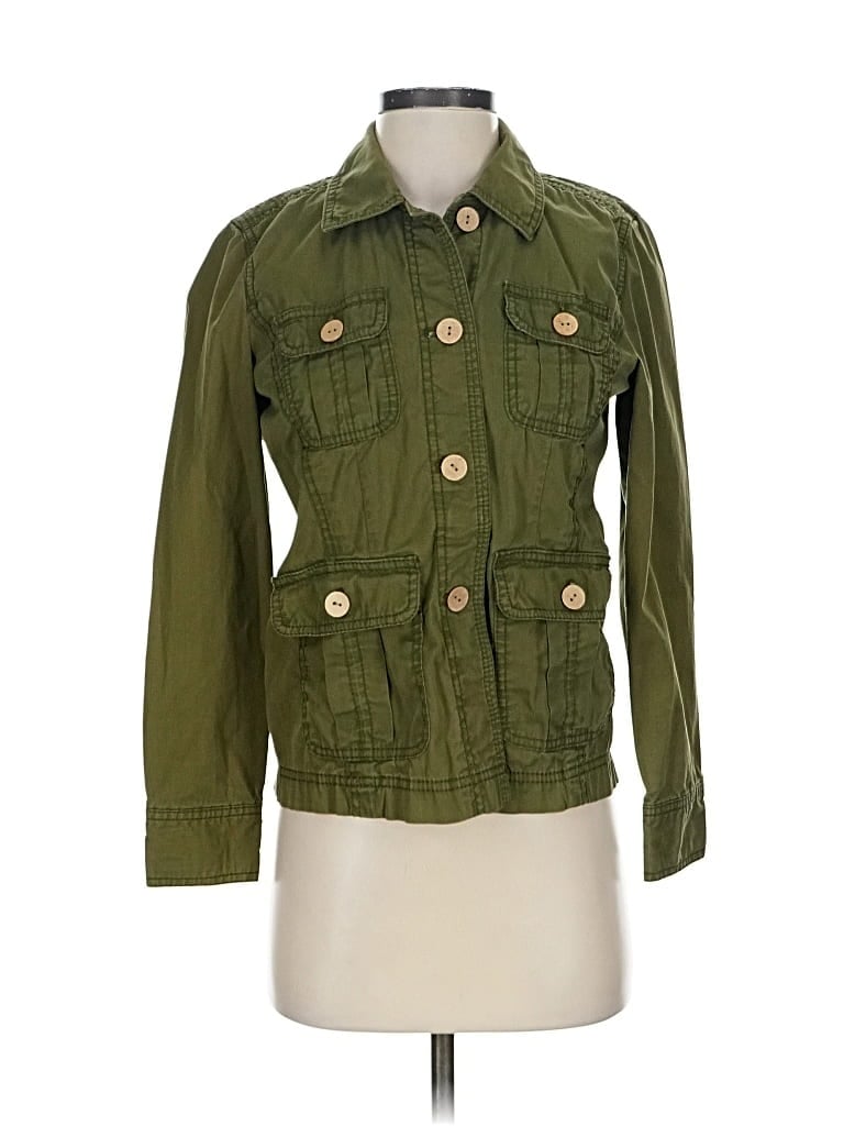 Pre-owned Liz Claiborne Jacket In Green