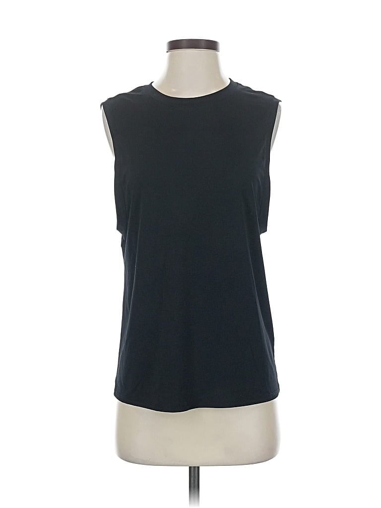 Pre-owned Fabletics Sleeveless T-shirt In Black