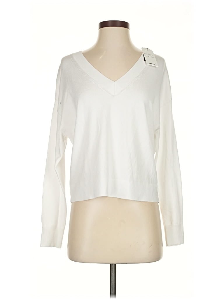 EXPRESS Pre-owned Pullover Sweater In White