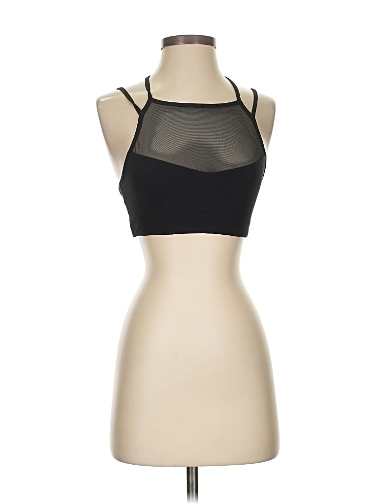 Pre-owned Gap Fit Sports Bra In Black