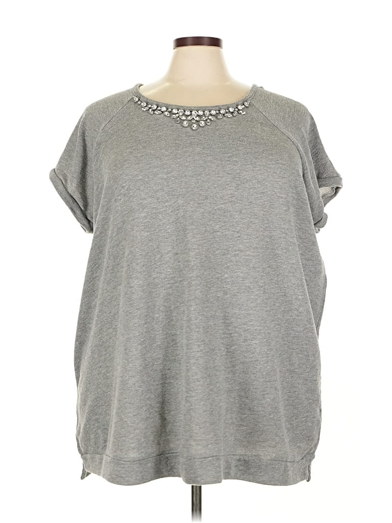 Pre-owned Torrid Poncho In Gray
