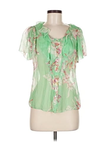 Elie Tahari Short Sleeve Blouse (view 1)