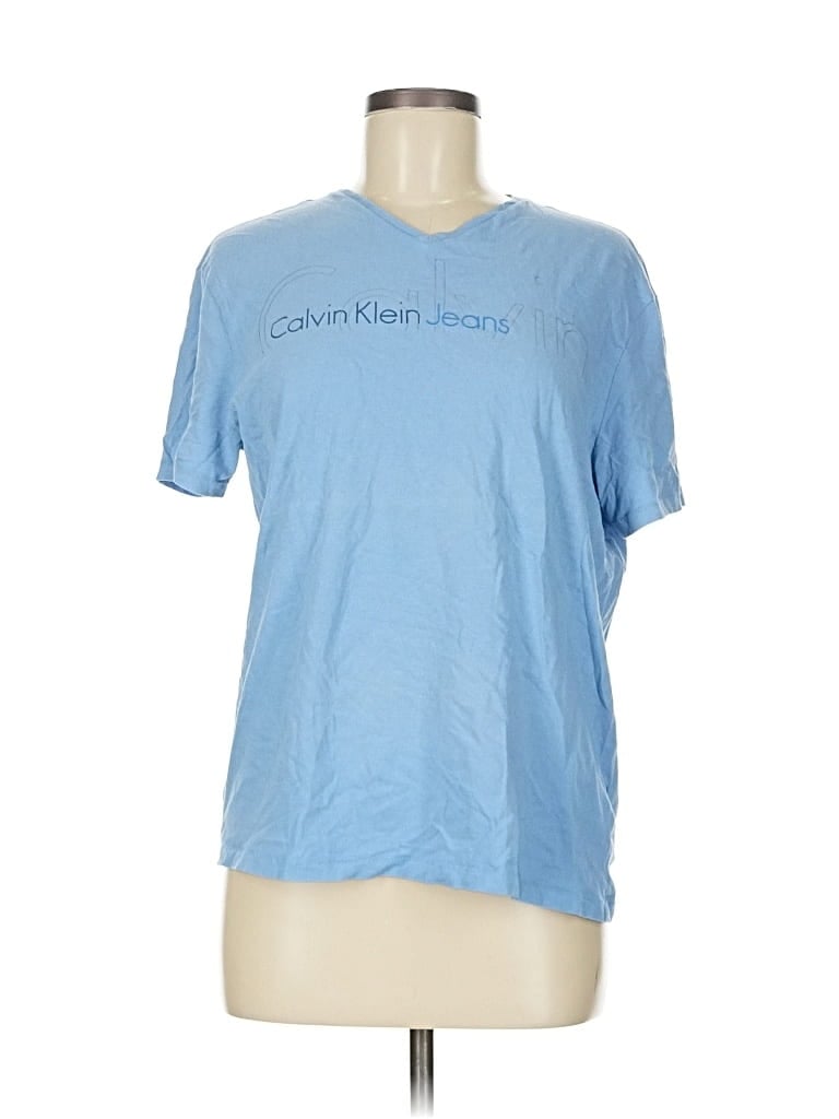 Pre-owned Calvin Klein Jeans Est.1978 Calvin Klein Jeans Short Sleeve T-shirt In Blue
