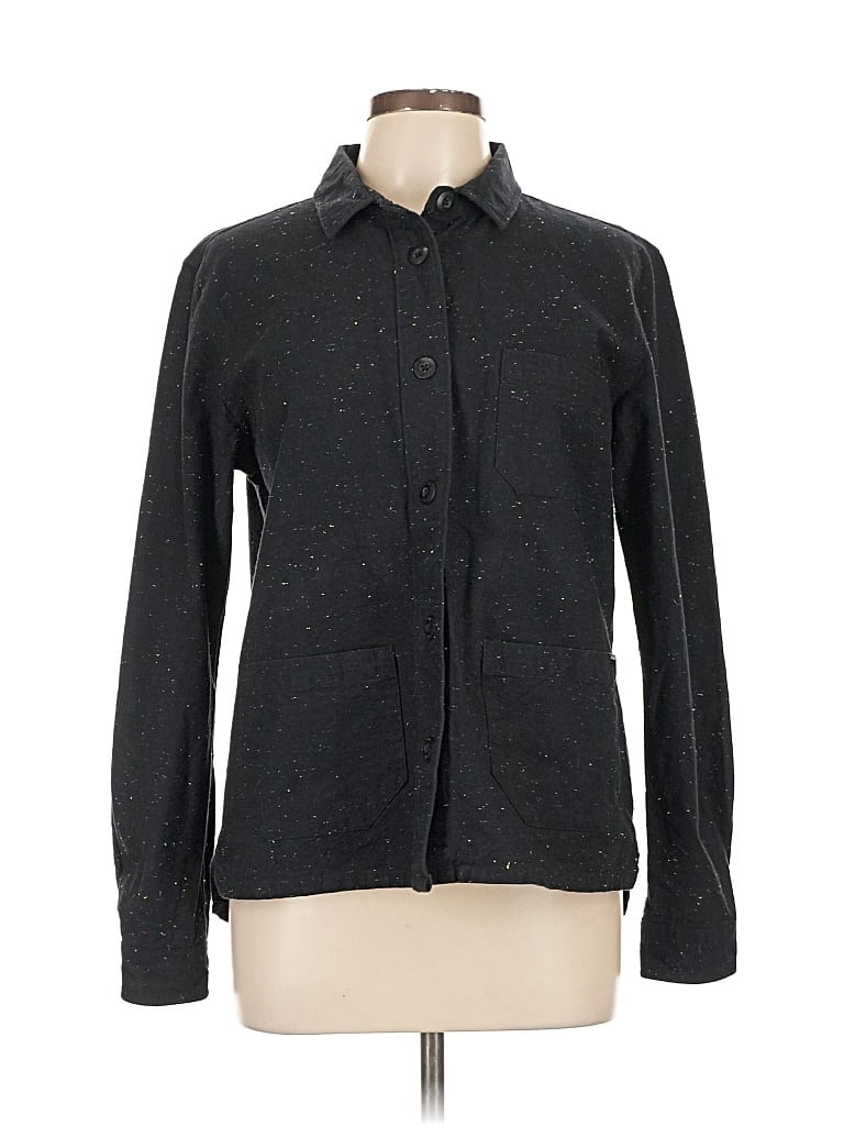 Pre-owned Dakine Long Sleeve Button Down Shirt In Black