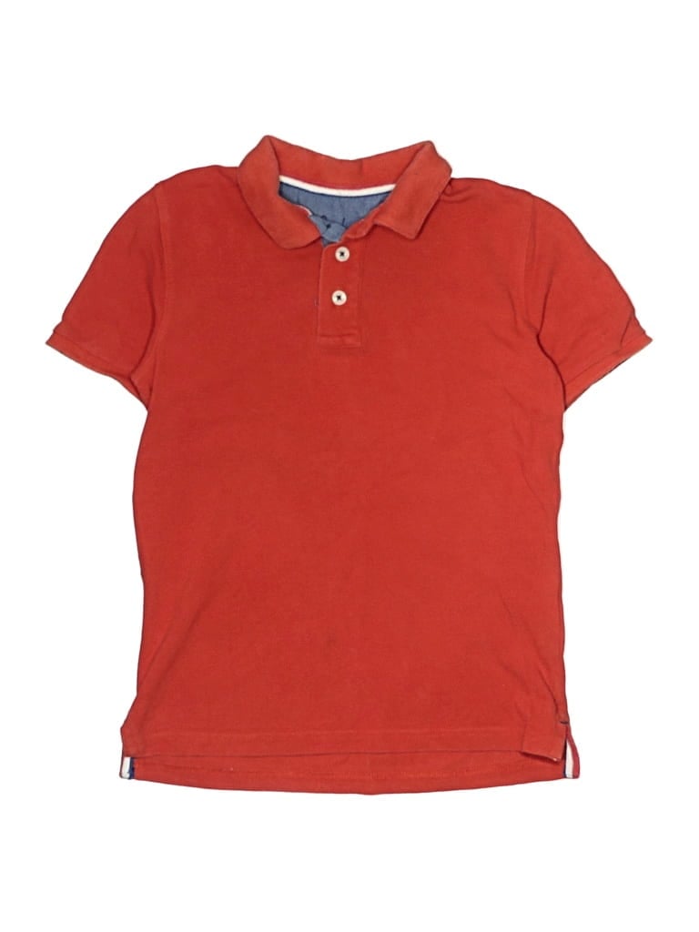 Click to view more detailed imagery on our partner's website Pre-owned Boden Kids' Short Sleeve Polo Shirt In Red