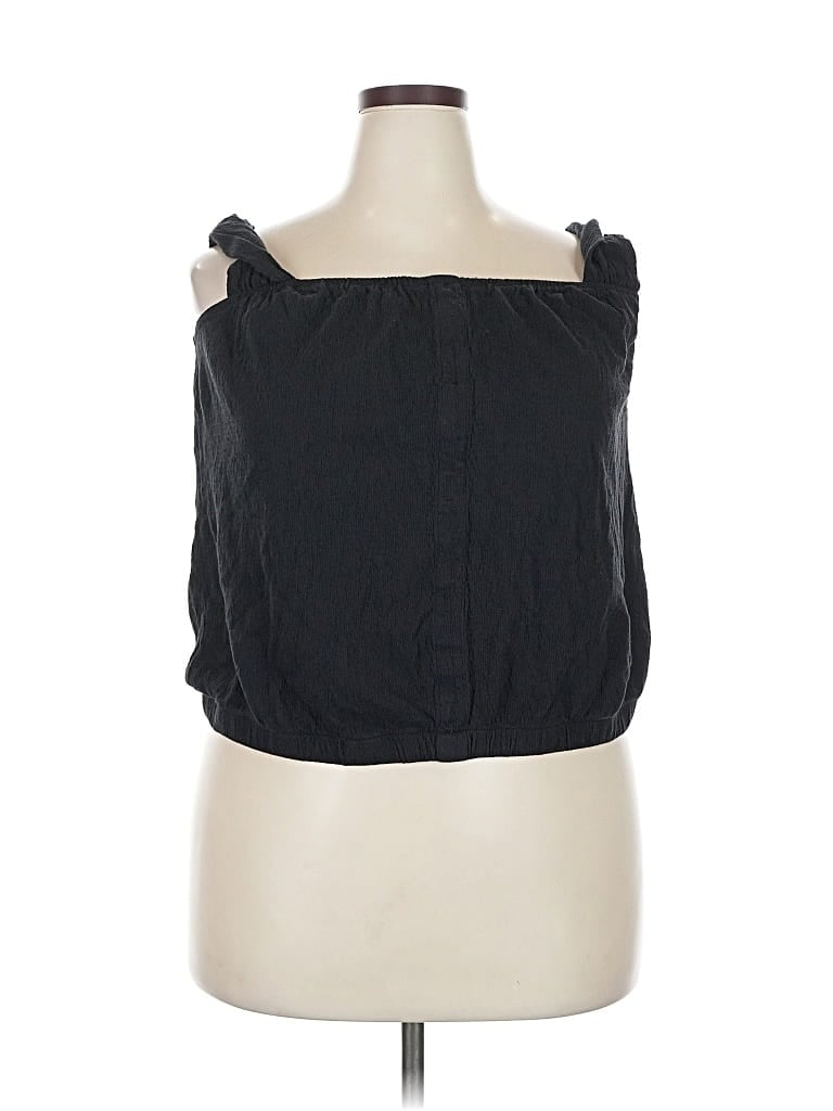 LANE BRYANT Pre-owned Sleeveless Blouse In Black