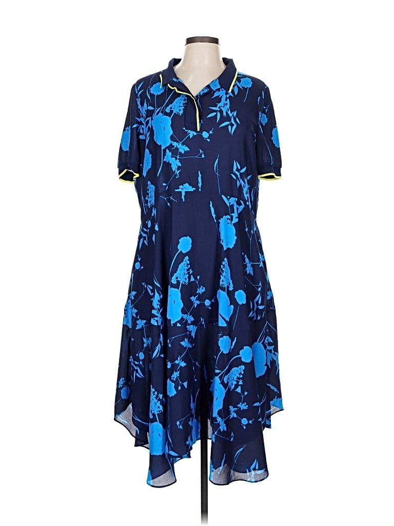 Click to view more detailed imagery on our partner's website Pre-owned Ted Baker Casual Dress In Blue