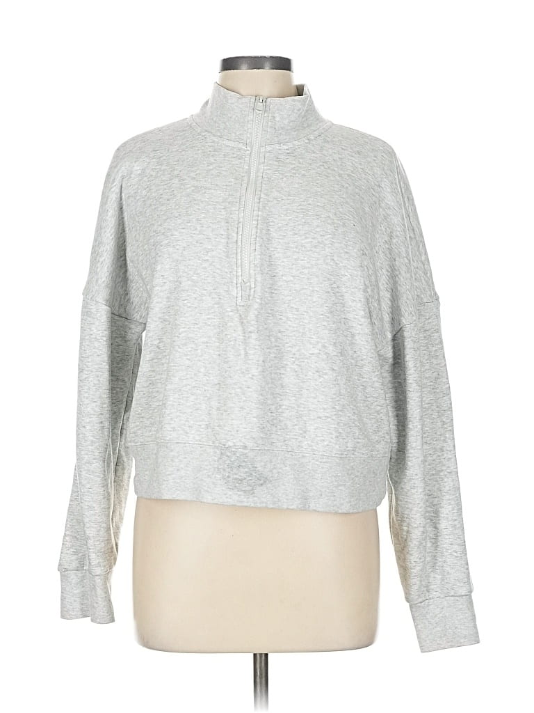 Click to view more detailed imagery on our partner's website Pre-owned Fabletics Pullover Sweater In Silver