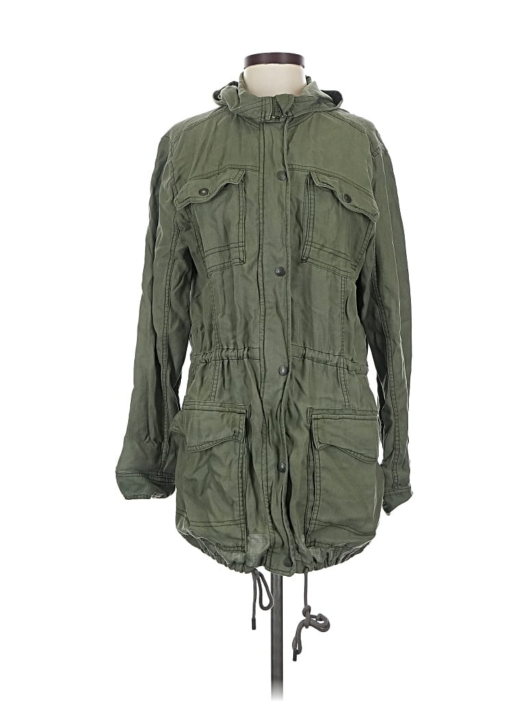 Pre-owned Abercrombie & Fitch Jacket In Green